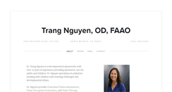 Desktop Screenshot of drtrang.com