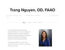 Tablet Screenshot of drtrang.com